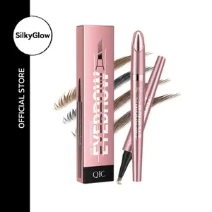 【Buy2 Get 2 Free】Waterproof Micro-Fork 4D Eyebrow Pencil Black/Brown, 24H Long-Lasting Brow Pen for Natural Hair-Like Strokes, Smudge-Proof Makeup Tool for Daily Use & Soft Glam