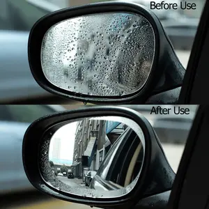 Car Rainproof Transparent Film, Rear Lens Protection Spray Nozzle, Waterproof Film, Scratch Resistant, Durable, 100x145mm, Window Films