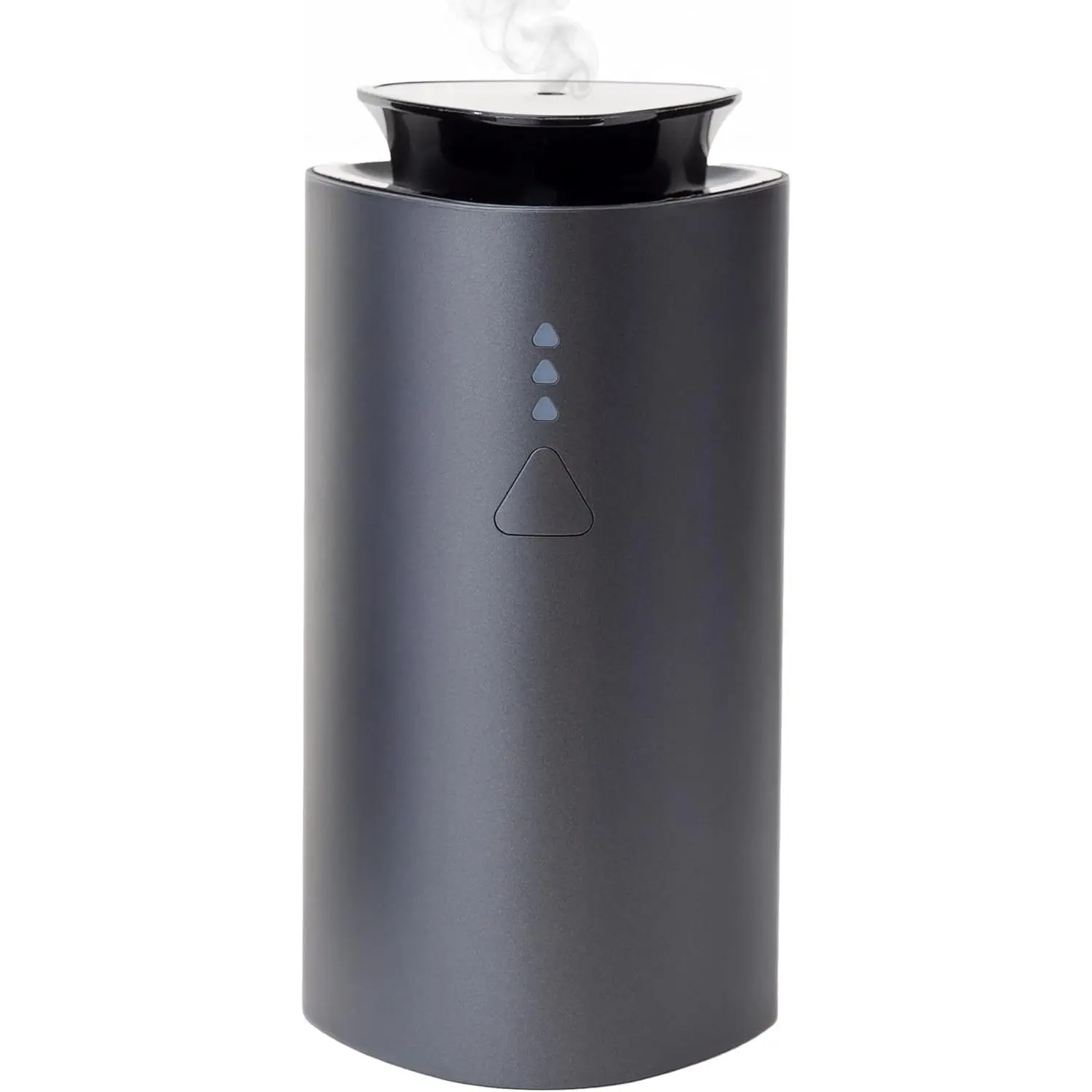 Small Compact USB-C Rechargeable Smart Waterless Essential Oil Diffuser for Home, Portable with Adjustable Settings, Covers 300sqft, Black