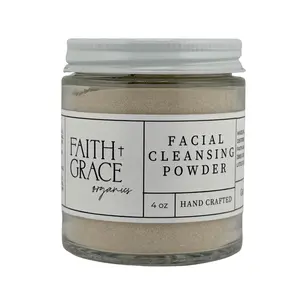 Organic Facial Cleanser with Aloe Vera, Chamomile, and Blueberry, made in USA