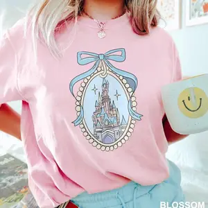 Comfort Color/Gildan Shirt Magical Castle Shirt Magic Kingdom Blue Coquette Shirt Magical Castle Fairytale Shirt Magic Kingdom Shirt, Magical World, Outfit Summer 2026