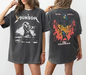 Eddie Munson Vintage Shirt, Eddie Playing Guitar Black And White Retro Shirt, Eddie Rock Tour Retro Black Shirt, TV Series Vintage Unisex TShirt