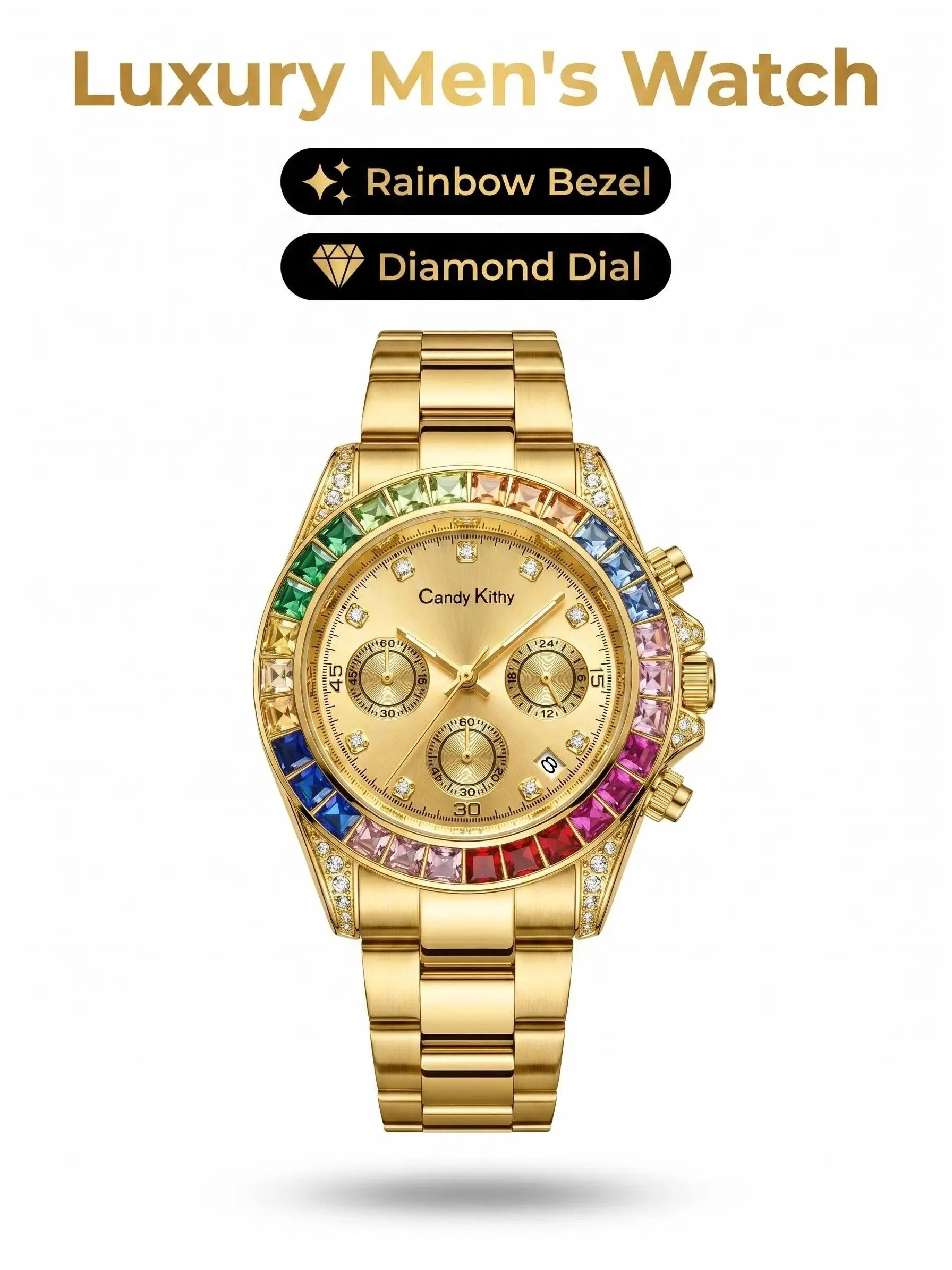Men's Round Face Alloy Strap Quartz Watch - 40mm Circular Shape Timepiece, Suitable for Business Party Occasions, Ideal Birthday Gift with Included Gift Box