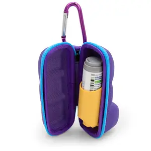 Professional Inhaler Case - Protective Storage for Albuterol and Rescue Inhalers (Up to 4 Inches)