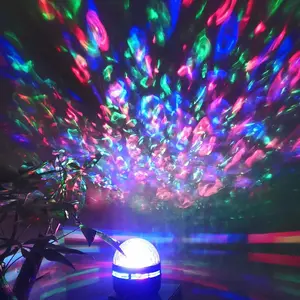 Water Ripple Projector - Table Lamp with Remote Control and Adjustable Color, USB Powered Color Night Light for home, office and party decor, Gift for Teens, Mood Lighting, Decorative Light, Indoor Decorative Light, Adjustable Led Lights