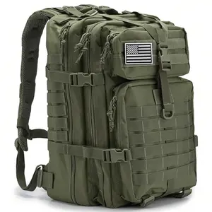 sctselct Tactical Military Hiking Camping Backpack, Durable Large-Capacity Waterproof Multi Purpose Rucksack with Multiple Compartments for Outdoor Hiking