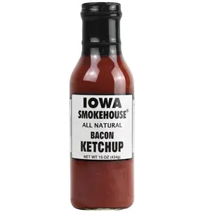 IOWA SMOKEHOUSE Ketchup, Bacon - 15 oz - All Natural Sauce