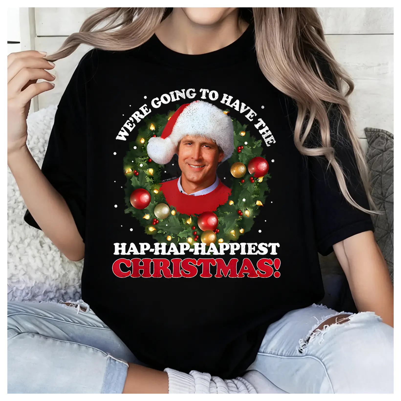 Delivered after Christmas-National Lampoon's Christmas Vacation Funny Funny Quotes Xmas T-Shirt -  Classic Movie Character Tee, Fan Wear