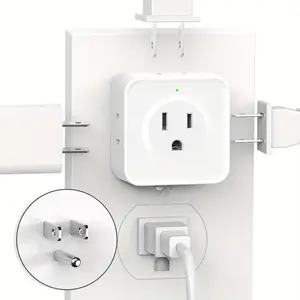 1Pack Multi Plug Outlet Splitter Expander, Multiple Outlet Extender Adapter with 5 Outlets, Side Outlet Splitter Box for Cruise, Travel, Office, Dorm Essentials, Multiple Sockets, Wall Outlet Extender