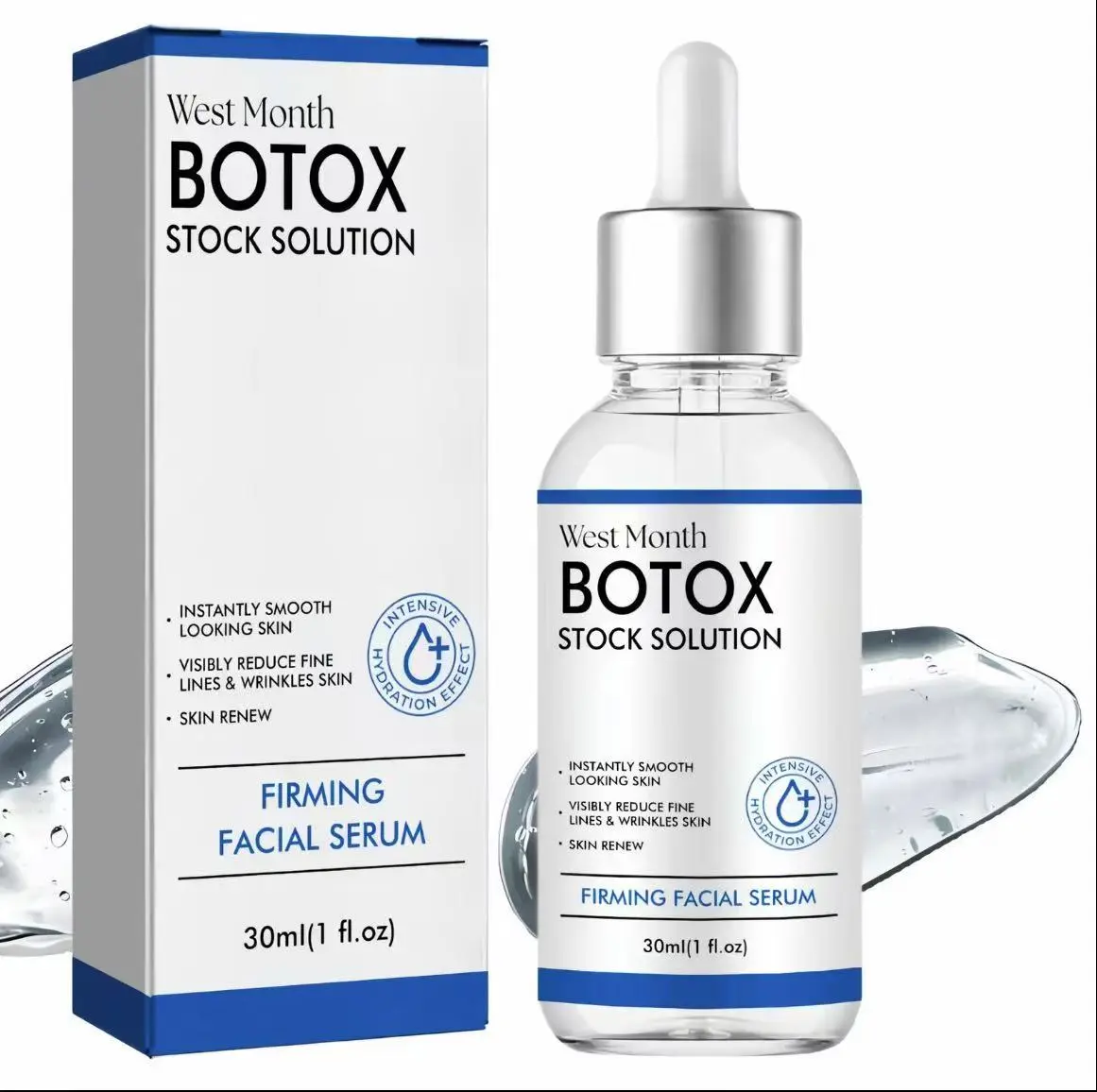 Active Peptide Firming Face Serum - Moisturizing Essence with Peptides, Moisturizer for Hydrating, Skin Repair & Rejuvenation, Daily Use for All Skin Types, 30 ml, All Types, Contains Peptides