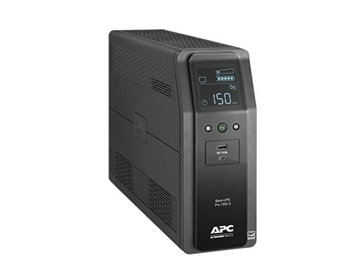 APC by Schneider Electric Back-Ups Pro BR 1000VA Sinewave UPS for Computer - 10 Outlets, 2 USB Charging Ports, AVR, LCD Interface, Stylish Looks, Enhances Functionality