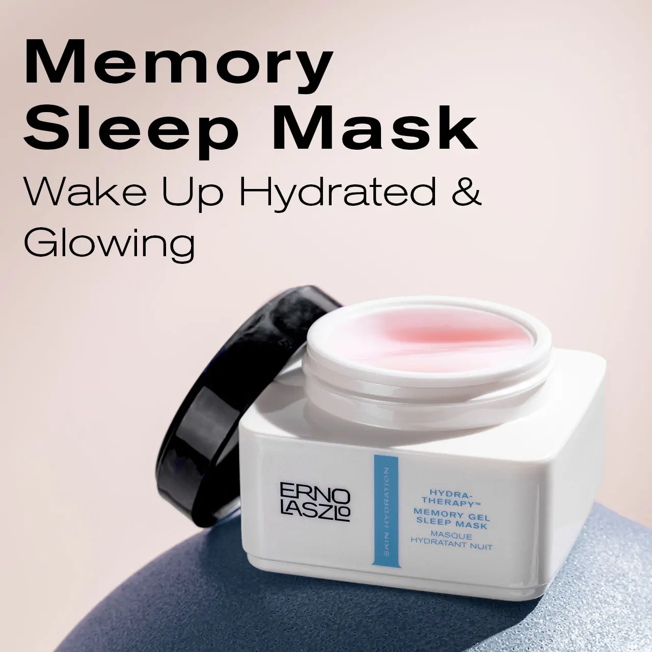 Erno Laszlo Hydra-Therapy Memory Gel Sleep Mask - Overnight Plumping Prickly Pear Jelly Mask Bundle for Hydration & Barrier Support - Travel Friendly - Skin Repair,travel essentials