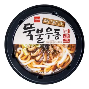 Wang Korean BBQ Bulgogi Flavored Udon Noodle Bowl, Rich and Sweet 229g
