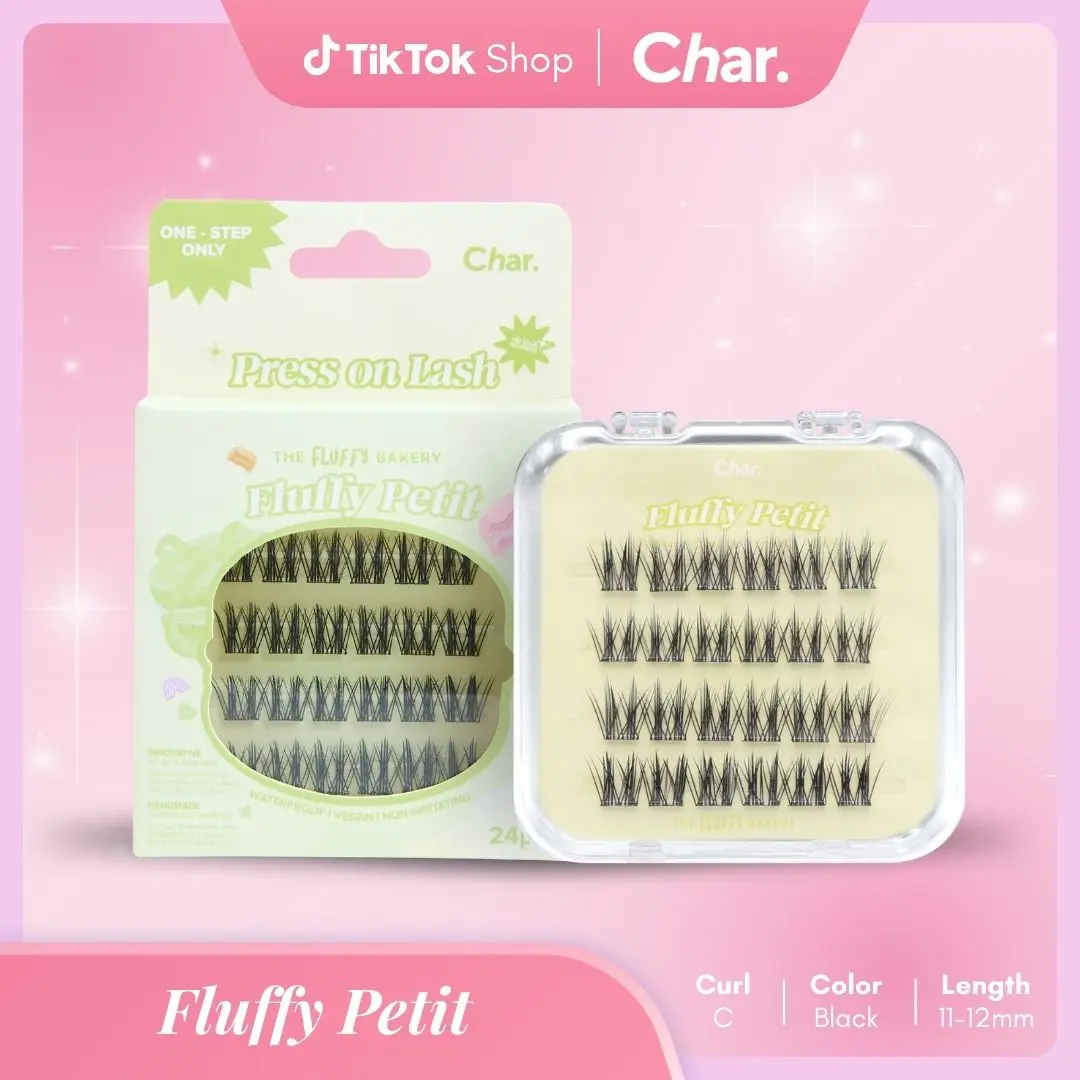 Fluffy Petit Lashes - Pre-Glued Lashes,  Wispy Short Polished C-Curl 11-12mm
