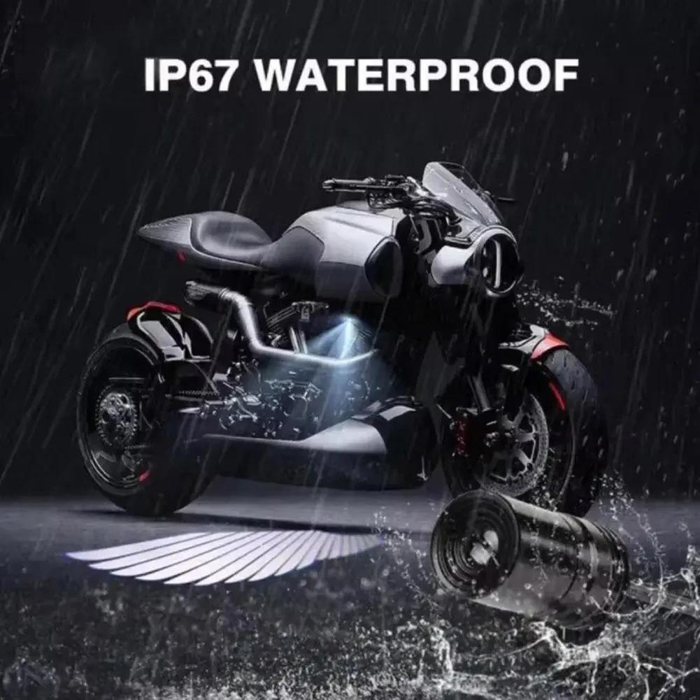 2pcs Angel Wings Welcome Light For Motorcycle LED Underbody Light Projector Decorative Atmosphere Light Accessories