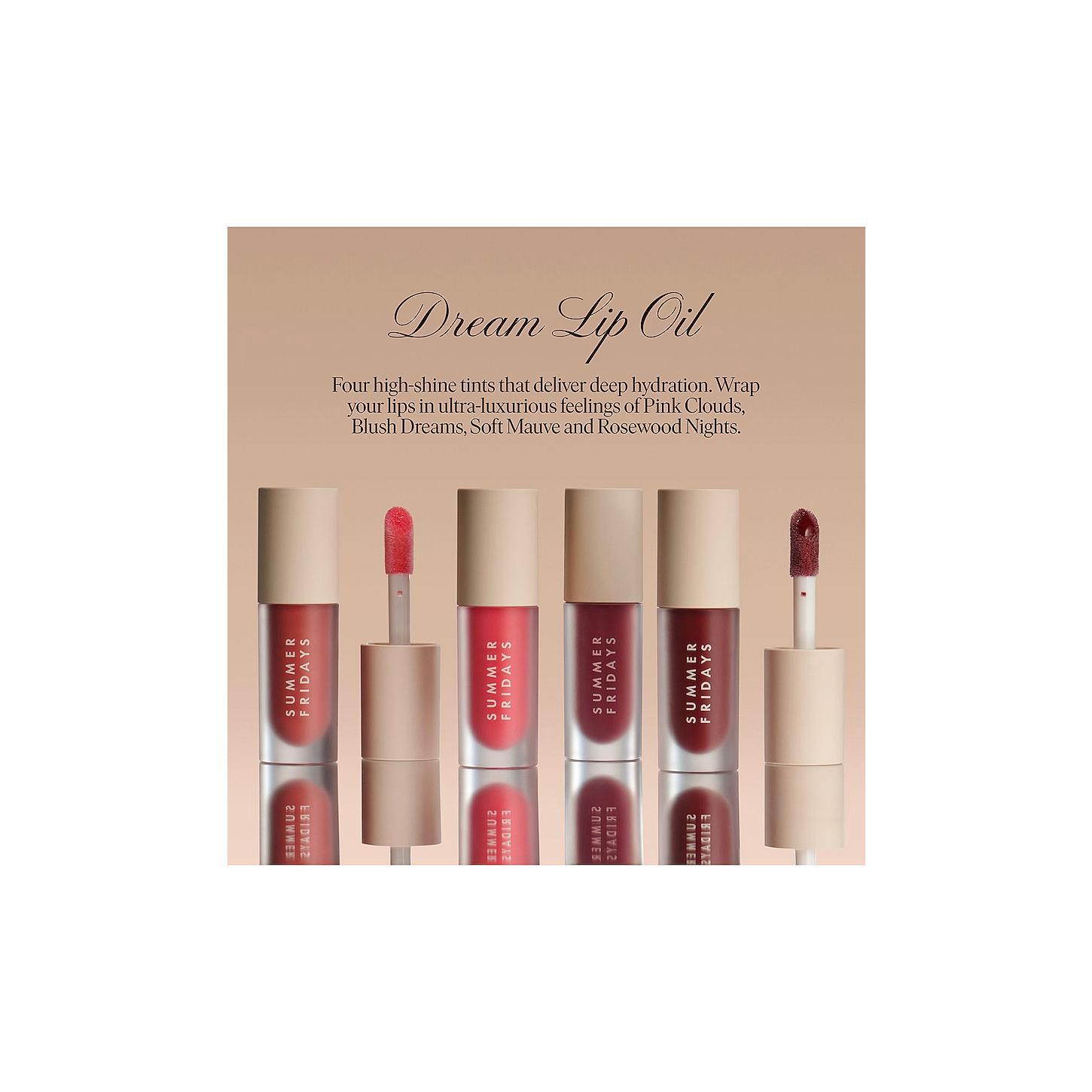 Summer Fridays Dream Lip Oil in Blush Dreams Summer Fridays Dream Lip Oil in Blush Dreams