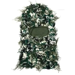 Unisex Knitted Camo Balaclava