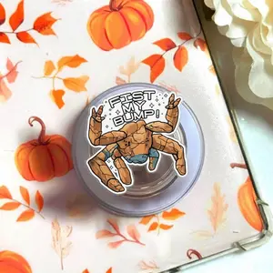 Fist My Bump Project Hail Mary Phone Grip, Aesthetic Rocky & Grace Magsafe Holder, Trendy Sci-Fi Griptok, Amaze! Amaze! Bookish Accessory, Unique Gift for Andy Weir Fans