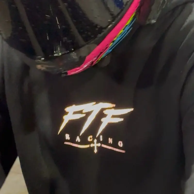 Reflective BIKE LIFE Hoodie | FTF Racing Motorcycle Street Bike Hoodie