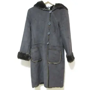Pre-owned Giorgio Armani Others Small Leather Goods Armani Jeans Hooded Long Coat