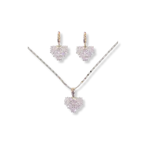 Crystal Clear - Necklace and Earrings Set
