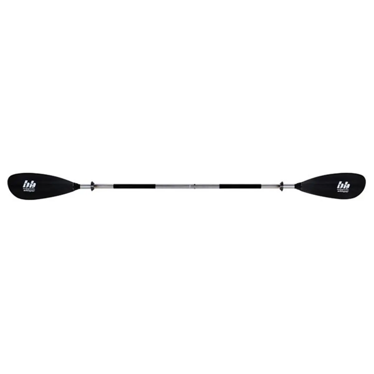 Bending Branches 212 MAIN Entry-Level Kayak Paddle, Great Value 2-Piece Set, Aluminum Shaft, Whisper Snap-Button, 240 cm Black for Lake & River Kayaking