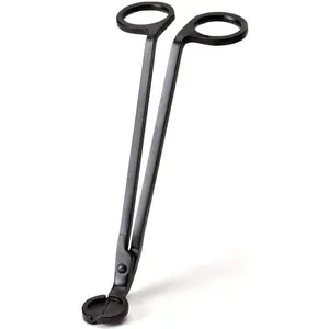 Candle Wick Trimmer ，Wick Clipper Cutter Scissor (Matte Black)