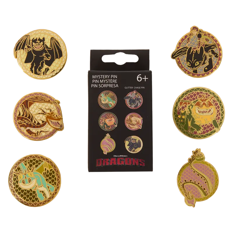 Dreamworks How To Train Your Dragon Blind Box Pins
