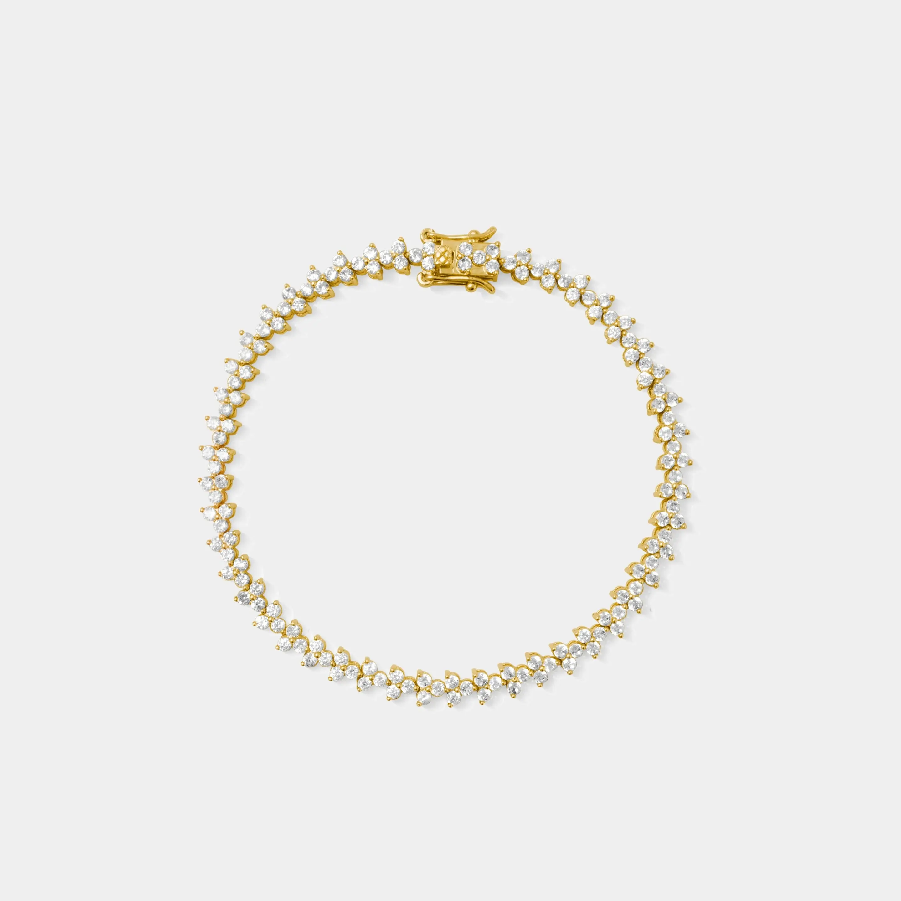 Lira Dainty Gold Tennis Bracelet