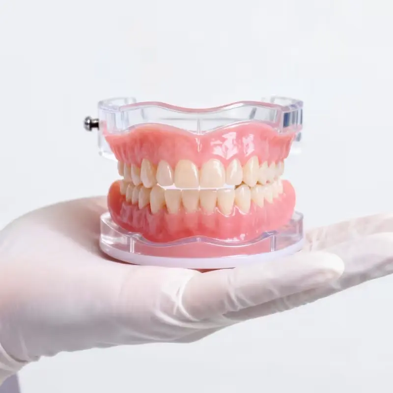 Easy Installation Upper And Lower Set, Specially Designed for The Elderly - Elastic Fitting Design to Fit All Tooth Shapes, Comes with Tools for Taking And Putting On, Restores Confidence And Enhances Smiles, Temporary Beauty Dental Cover