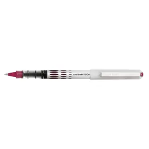 Uni-ball Vision Waterproof Rollerball Pen - Red, 0.5 mm, Acid-Free Ink, Archival Quality, Consistent Smoothness, Exclusive Uni-Flow Super Ink System