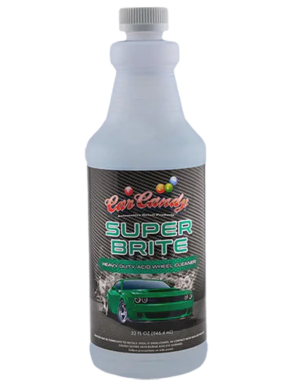 Car Candy Superbrite Heavy-Duty Wheel Acid Cleaner, Automotive Tire & Wheel Cleaning Solution