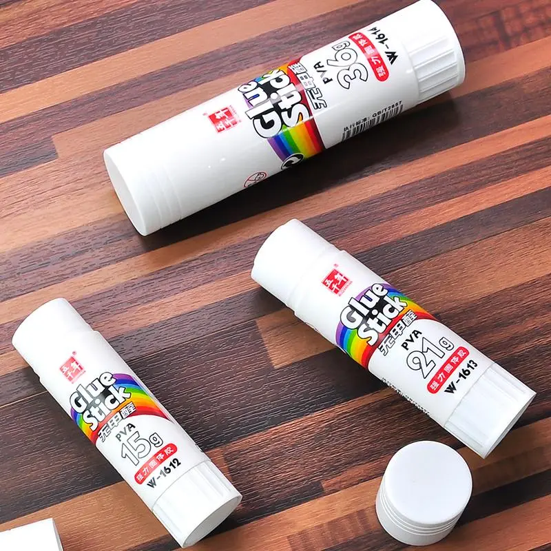 3pcs Professional Solid Glue Sticks, High Viscosity Long Lasting Adhesive Clear Glue Sticks, Durable Office Stationery For School & Office