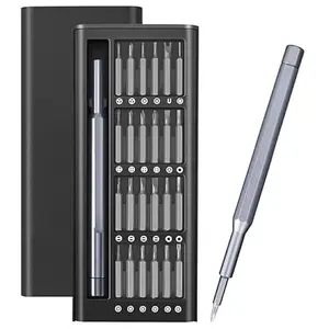 (24-in-1) Precision Screwdriver Set, Mini Repair Tool Kit, Compact Gift Accessory for Men, Suitable for MacBook, Computers, Laptops, iPhone, PS5, Xbox, Switch, Eyewear, Watches, Doorbells, Electronic Devices, and More.