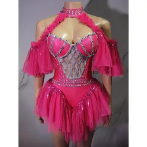 Pink princess costumes, nightclubs, bars, birthday party dresses, singers, models, runway shows, dance dresses