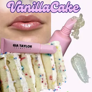 Vanilla Cake LIP GLAZE // Murumuru Butter Shea Butter Vitamin E Oil // Buttery Lip Squeeze Tube