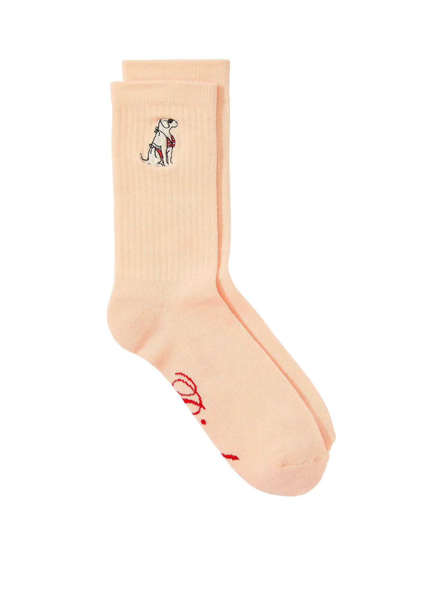 PINK Single Pack Comfy Crew Socks