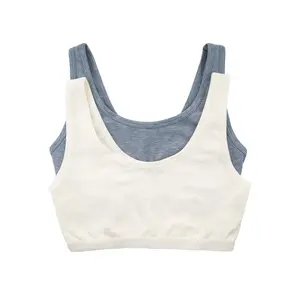 Organic Cotton Stretch Bralette 2-Pack