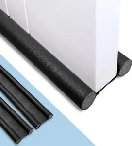 Under Door Draft Stopper - Adjustable Door Sweep,Draft Stopper for Bottom of Door Soundproof, Windproof, Dustproof, Block Light, Insect Resistant