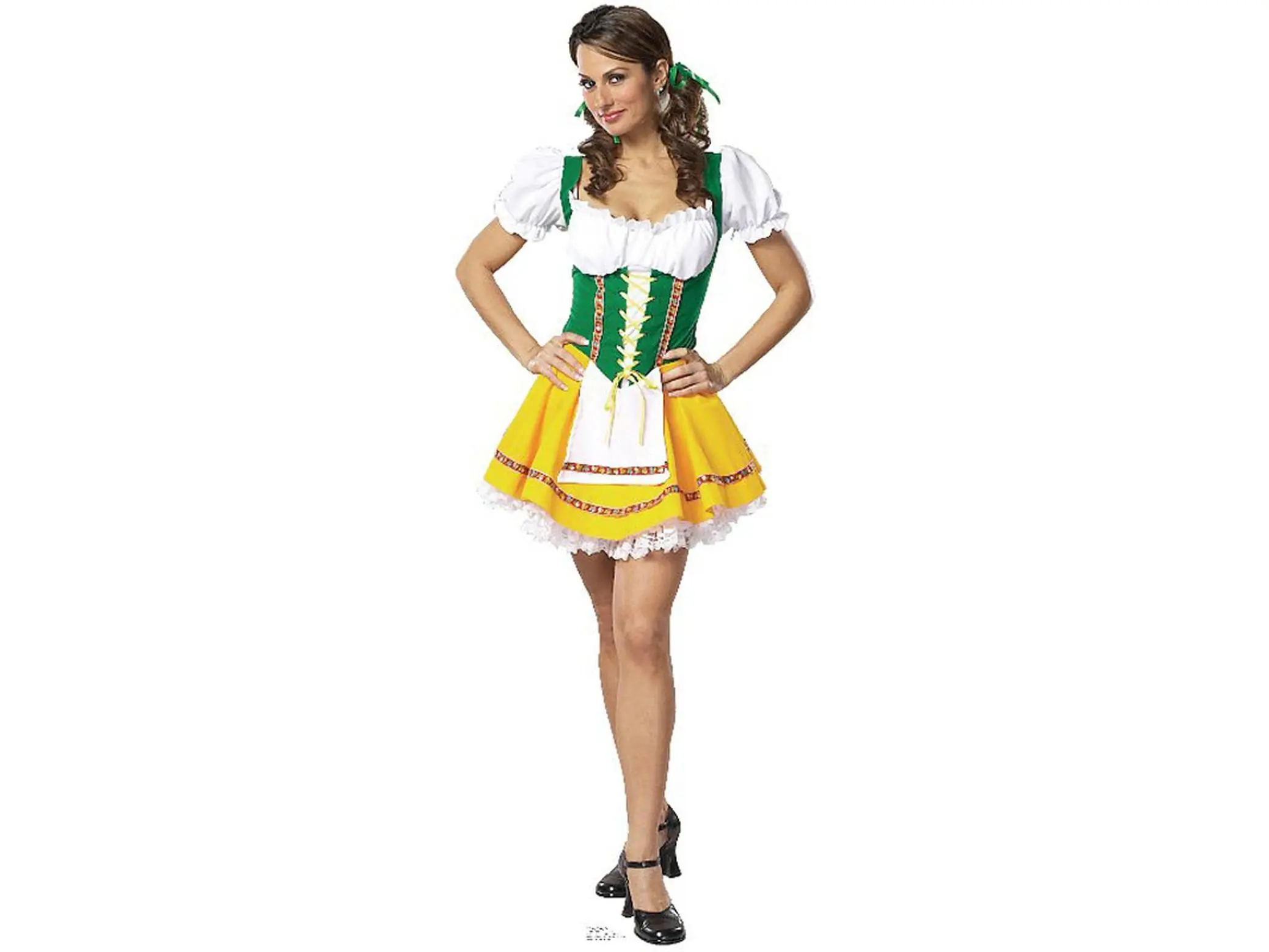 Advanced Graphics 810 Beer Garden Girl Life-Size Cardboard Stand-Up - Heavy Duty, Foldable, Nearly 6' Decorative Home Decor with Easel for Wall Mounting, Easy-Install Party Supplies, Standing