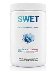 Swet Electrolytes Clean Hydration Coconut Watermelon 3 Essential Electrolytes 525mg Potassium 315mg Sodium 105mg Magnesium The Cleanest Supplements on Earth