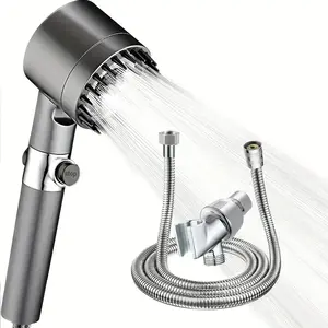 Handheld Turbo Shower Head – High Pressure, Multiple Spray Modes, Filtered, On/Off Switch for Pets & Hard Water