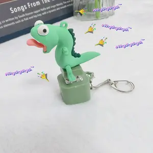 “Ahh-yah-yah-yah” Fun Sound-Emitting Keychain Cute Lizard Sound Keychain — Fun & Relaxing Gift for Mother’s Day, Parties & Friends