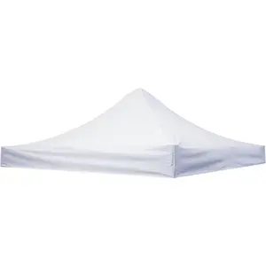 10x10 Canopy Replacement Top,10x10ft Pop Up Canopy Tent Cover for Straight  Frame,Top Cover Only(White)