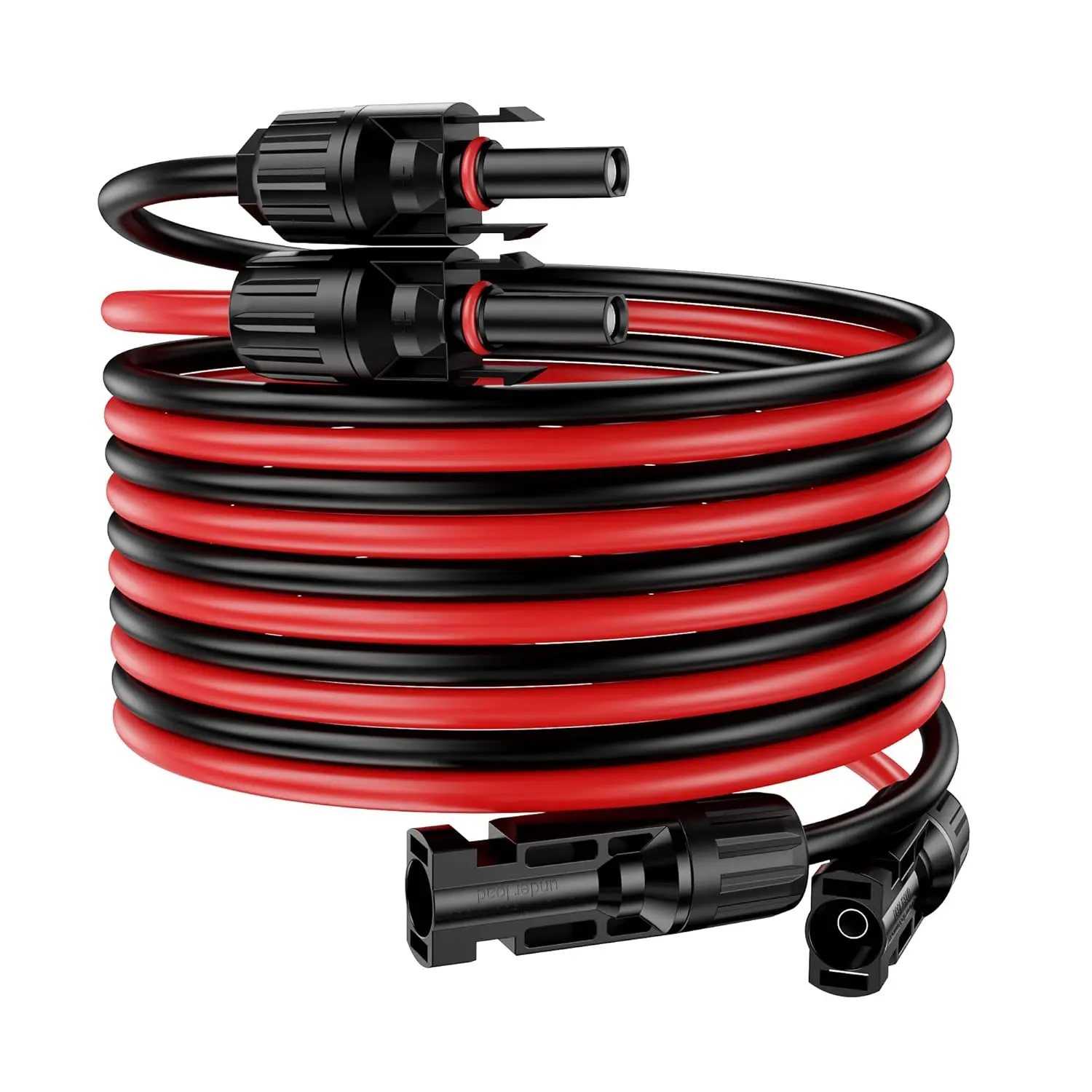 10AWG Outdoor Solar Panel Extension Cable with Waterproof Female and Male Connectors, Wire, Awg Wires, Resistant, Convenient