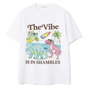 The Vibe Is In Shambles TShirt, Funny Dinosaur Sweatshirt, Cute Mental Health Tee Gift, Gift For Her