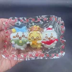 Super cute pack of 3 mini detailed taba squishy