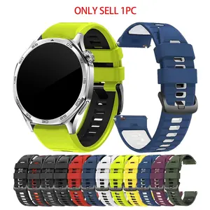 20/22mm Silicone Watch Band Compatible with Samsung/xiaomi/huawei/amazfit, Waterproof Breathable Sports Strap, Easy Wear for Various Occasions