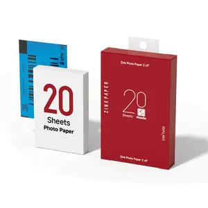 Hprt Photo Paper for Z2/mt53 Instant Camera, 2x3 Inch Portable Self-Adhesive Backing, Pack of 20 Sheets, Lithium Battery Type, Camera Accessories