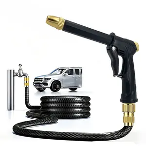 High-Pressure Water Gun, Portable High-Pressure Washer, Handheld Car Wash, Car Wash Sprayer, Non-Slip Handle, Ergonomic Design, Durable Plastic, Ideal for Cleaning and Gardening